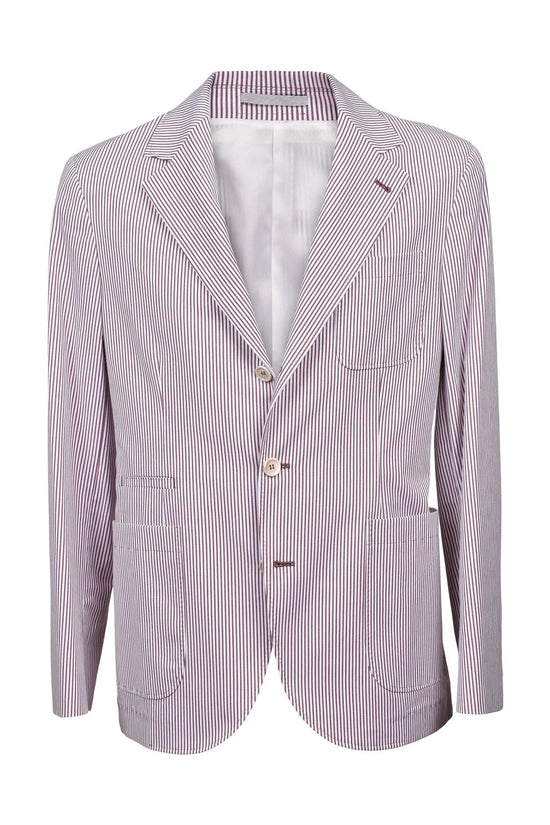 Brunello Cucinelli Cucinelli Zweifarbiger Baumwollmantel by Brunello Cucinelli Cucinelli