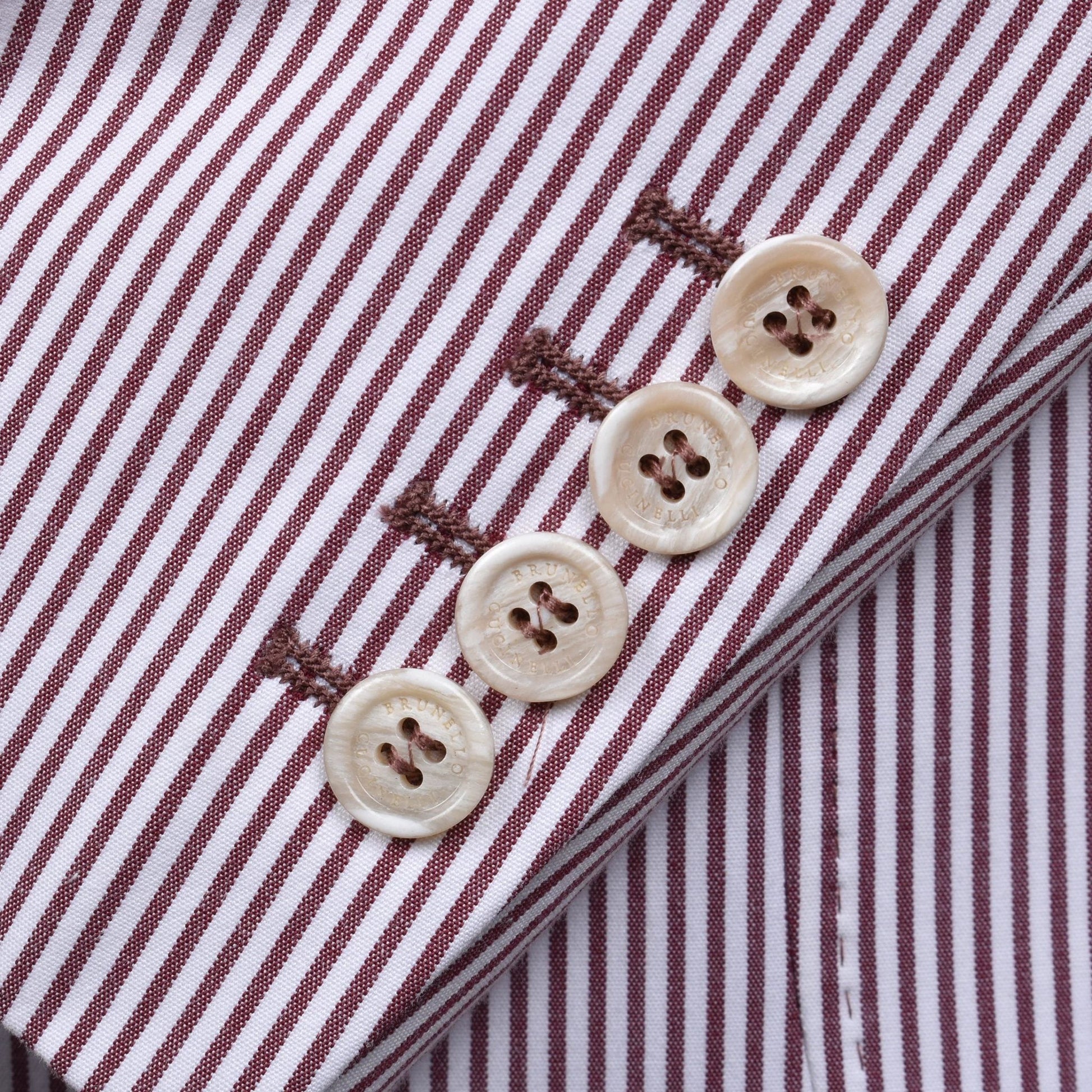 Brunello Cucinelli Zweifarbiger Baumwollmantel by Brunello Cucinelli