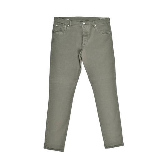 Brunello Cucinelli Jeans im Slim Fit-Schnitt aus Baumwolle im Military-Look by Brunello Cucinelli