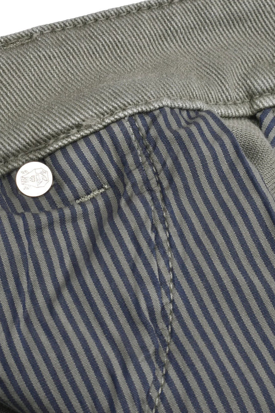 Brunello Cucinelli Jeans im Slim Fit-Schnitt aus Baumwolle im Military-Look by Brunello Cucinelli