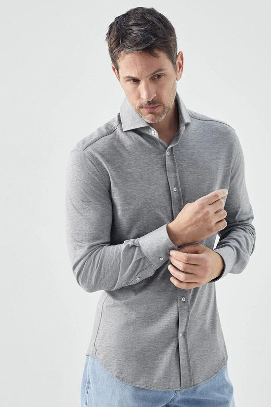 Brunello Cucinelli Grauer Seidenmantel by Brunello Cucinelli