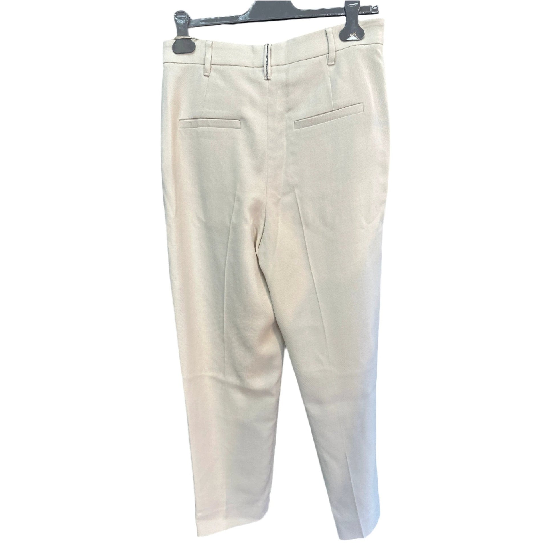Brunello Cucinelli Weiße Freizeithose aus Viskose by Brunello Cucinelli