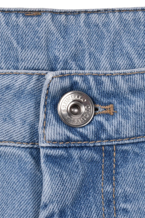 Brunello Cucinelli Blaue Jeans aus Baumwolle im Relaxed Fit by Brunello Cucinelli