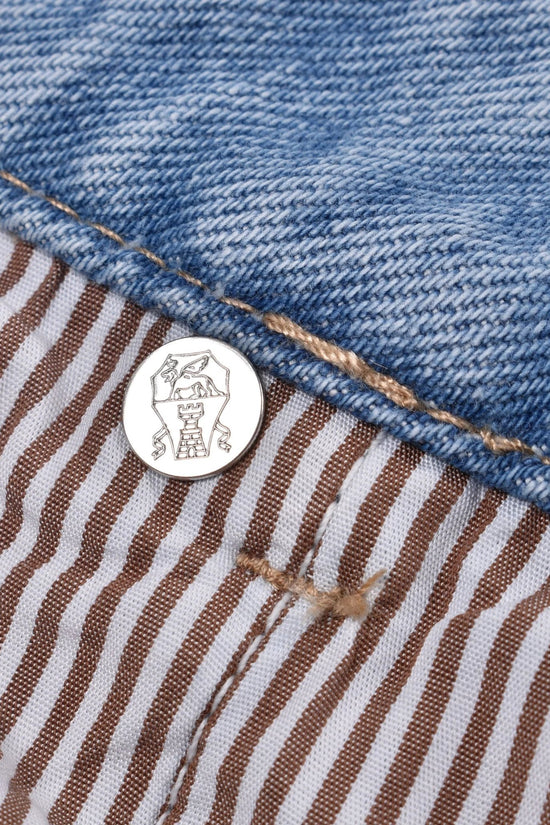 Brunello Cucinelli Blaue Jeans aus Baumwolle im Relaxed Fit by Brunello Cucinelli