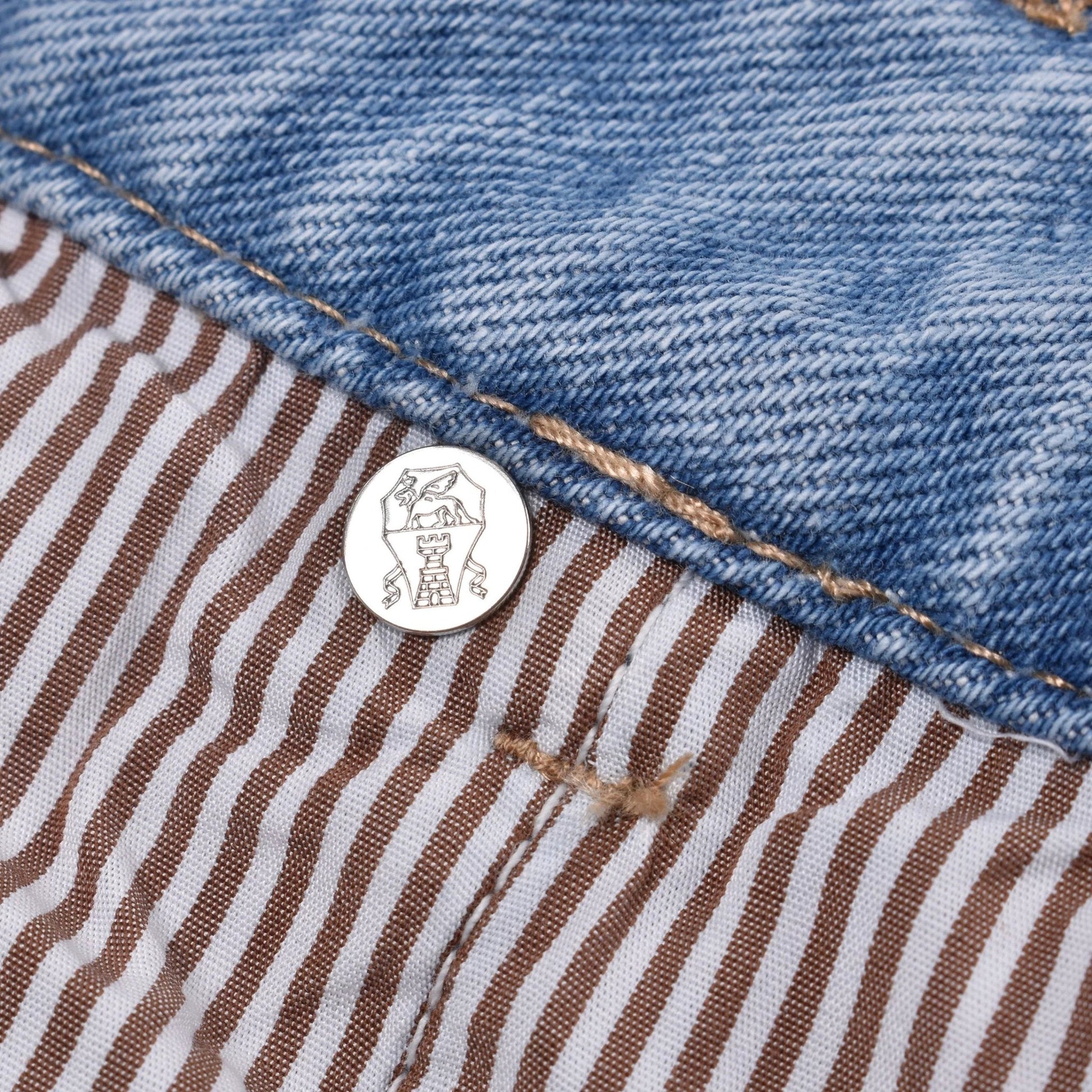 Brunello Cucinelli Blaue Jeans aus Baumwolle im Relaxed Fit by Brunello Cucinelli