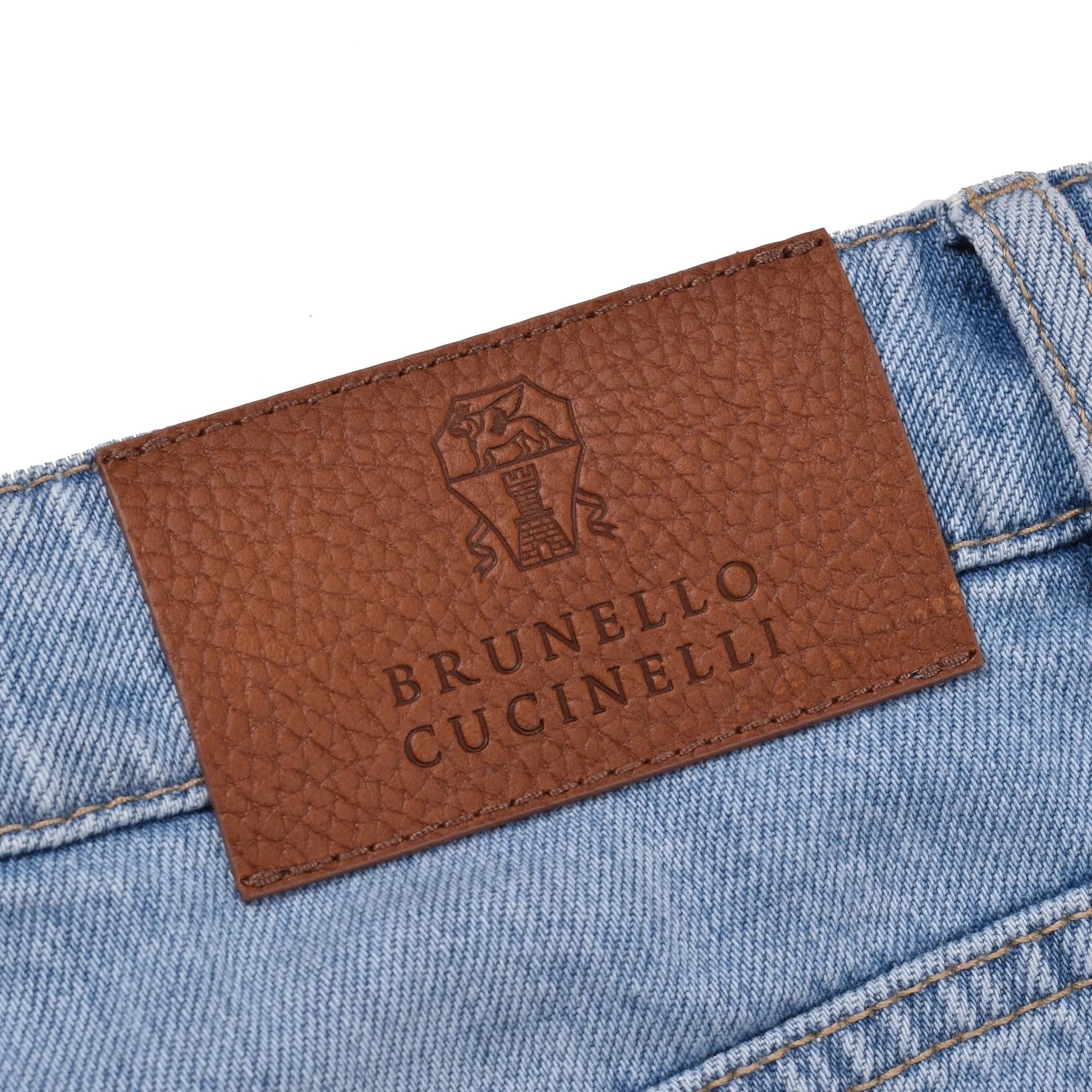 Brunello Cucinelli Blaue Jeans aus Baumwolle im Relaxed Fit by Brunello Cucinelli