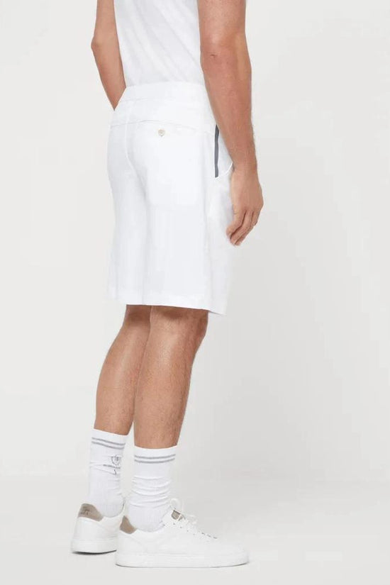 Brunello Cucinelli Weiße Baumwollshorts by Brunello Cucinelli