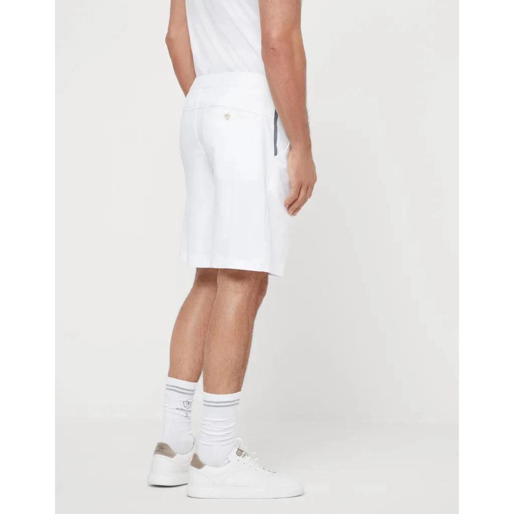 Brunello Cucinelli Weiße Baumwollshorts by Brunello Cucinelli