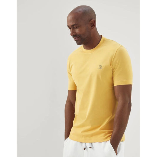 Brunello Cucinelli Cucinelli Zweifarbige Baumwoll-T-Shirt by Brunello Cucinelli Cucinelli