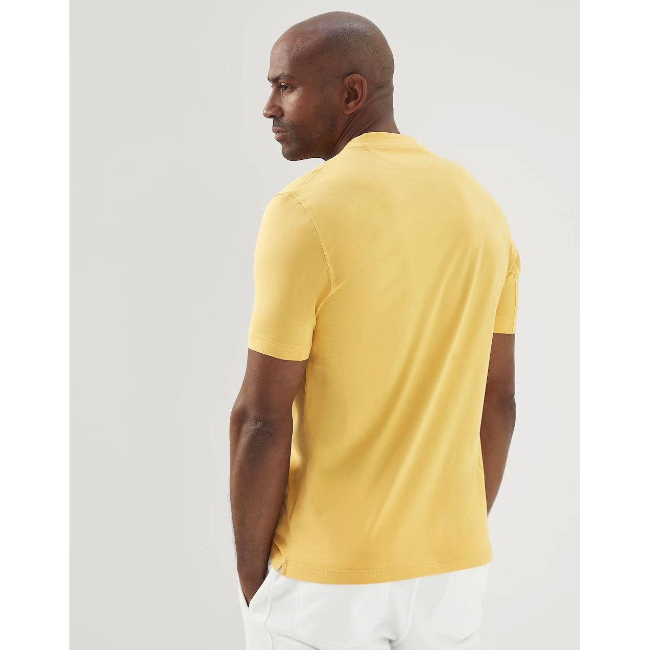 Brunello Cucinelli Zweifarbige Baumwoll-T-Shirt by Brunello Cucinelli