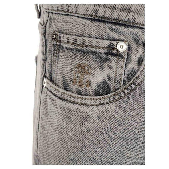 Brunello Cucinelli Schwarze Slim Fit Jeans aus Baumwolle by Brunello Cucinelli