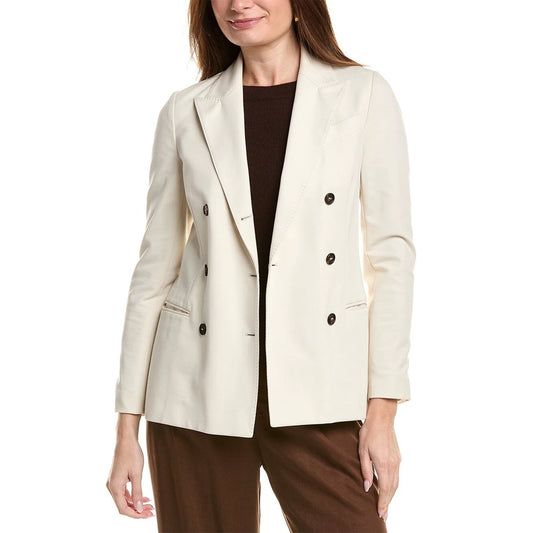 Brunello Cucinelli Cucinelli Beiger Baumwollmantel by Brunello Cucinelli Cucinelli