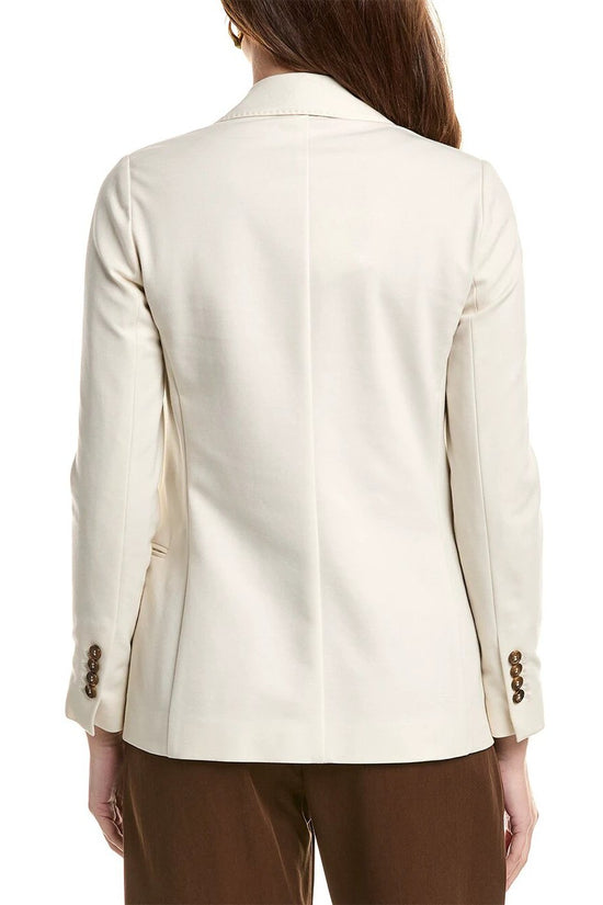 Brunello Cucinelli Beiger Baumwollmantel by Brunello Cucinelli