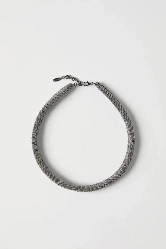 Brunello Cucinelli Graue Messingkette by Brunello Cucinelli