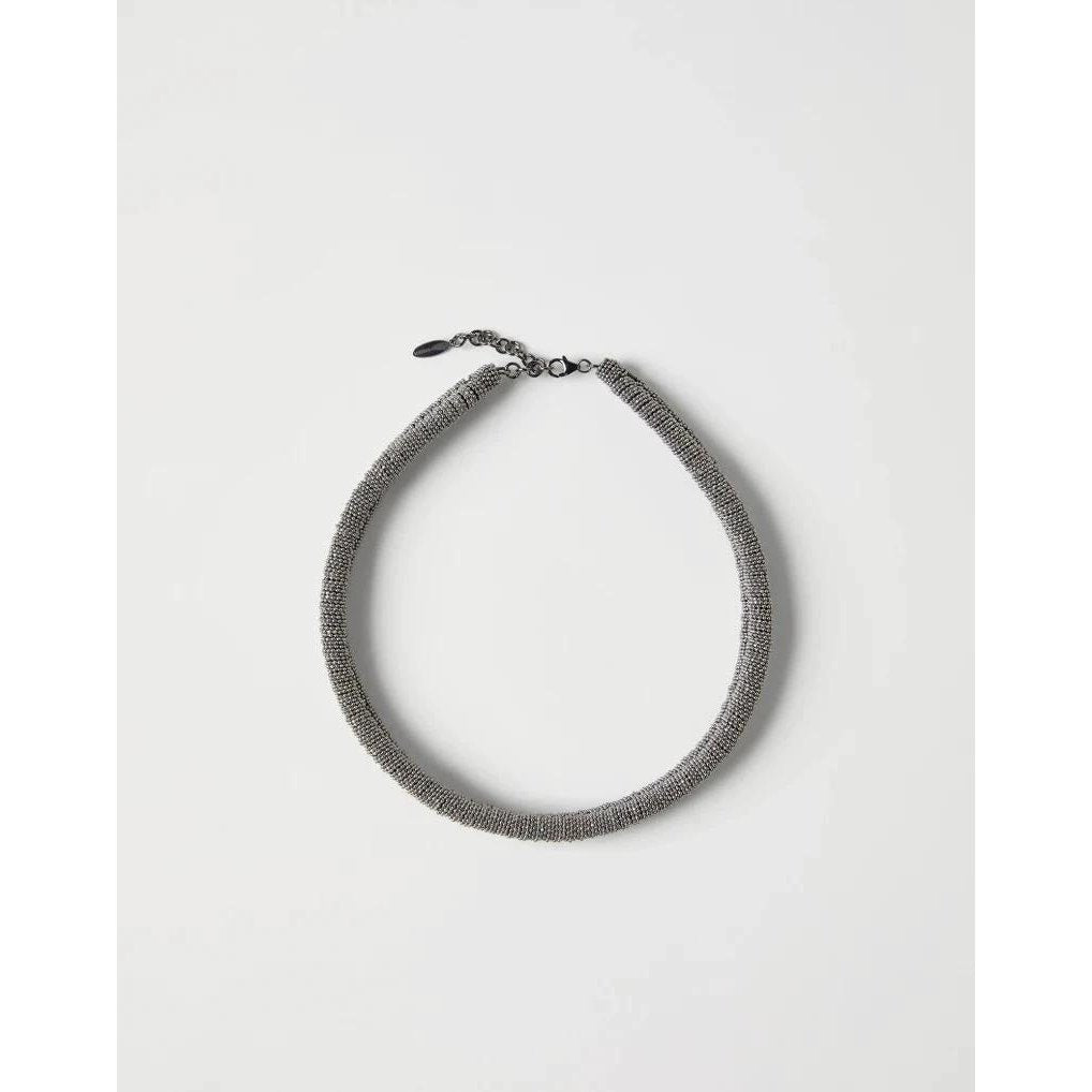 Brunello Cucinelli Graue Messingkette by Brunello Cucinelli