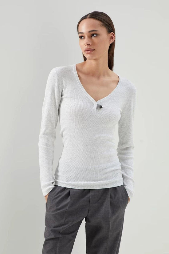 Brunello Cucinelli Weiße Kaschmirbluse by Brunello Cucinelli