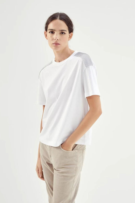 Brunello Cucinelli Cucinelli Weiße Baumwoll-Sportbekleidung by Brunello Cucinelli Cucinelli