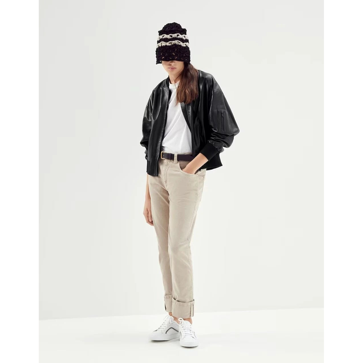 Brunello Cucinelli Weiße Baumwoll-Sportbekleidung by Brunello Cucinelli