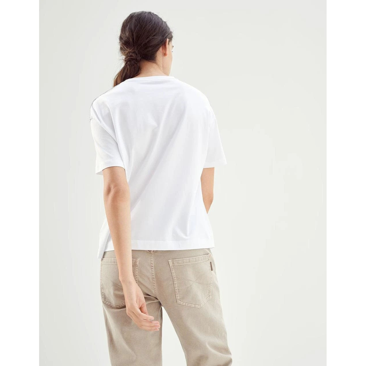 Brunello Cucinelli Weiße Baumwoll-Sportbekleidung by Brunello Cucinelli