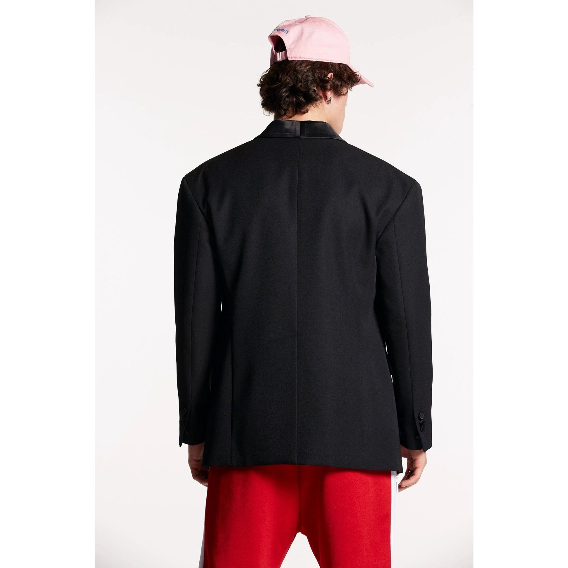 Dsquared² Schwarzer Sakko aus Fasern by Dsquared²