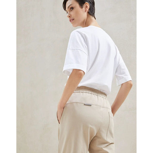 Brunello Cucinelli Weiße Baumwoll-Jogginghose (Sporthose) by Brunello Cucinelli