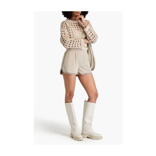 Brunello Cucinelli Cucinelli Weiße Lederhose by Brunello Cucinelli Cucinelli