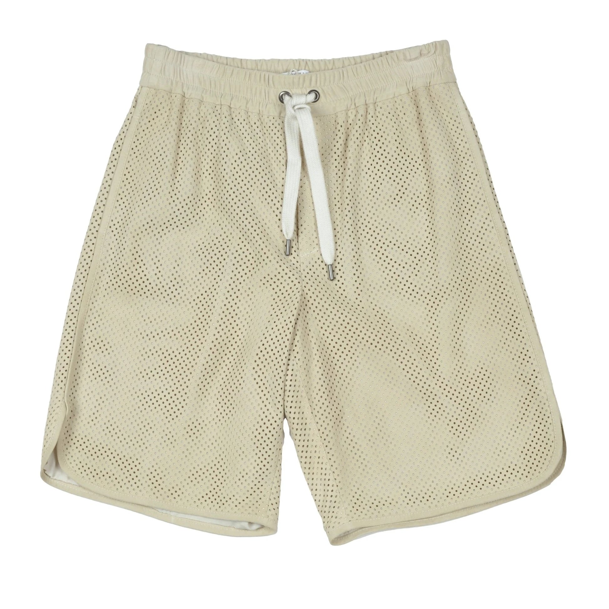 Brunello Cucinelli Weiße Leder-Jogginghose (Trainingshose) by Brunello Cucinelli