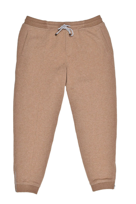Brunello Cucinelli Cucinelli Beige Cashmere Joggers (Workout Pants) by Brunello Cucinelli Cucinelli