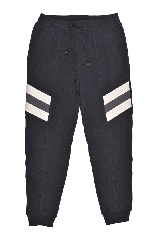 Brunello Cucinelli Cucinelli Mehrfarbige Baumwoll-Jogginghose (Trainingshose) by Brunello Cucinelli Cucinelli