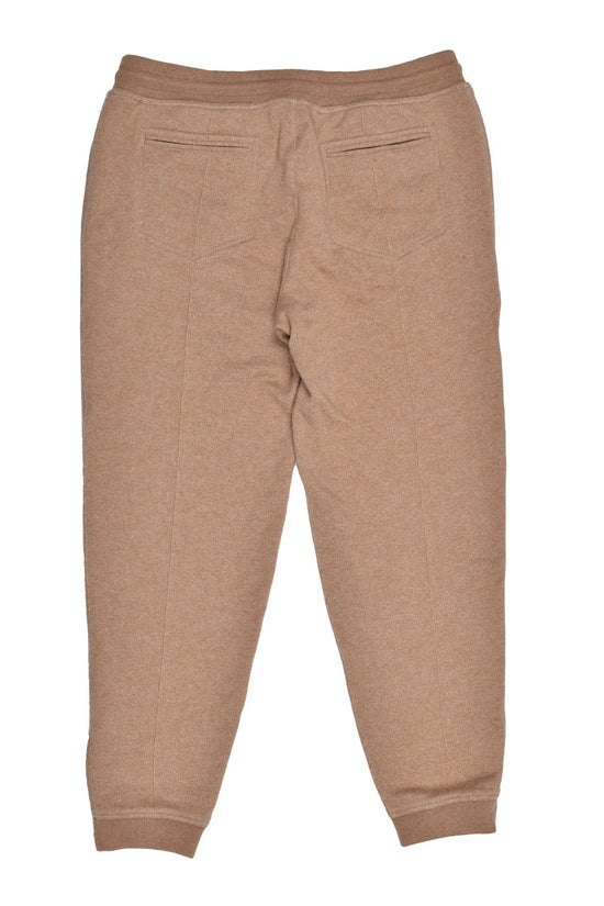 Brunello Cucinelli Beige Cashmere Joggers (Workout Pants) by Brunello Cucinelli