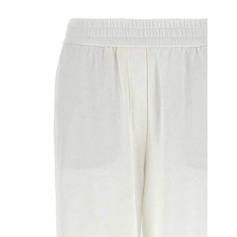 Brunello Cucinelli Weiße Baumwoll-Sporthose by Brunello Cucinelli
