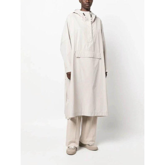 Brunello Cucinelli Grauer Polyester-Mantel by Brunello Cucinelli