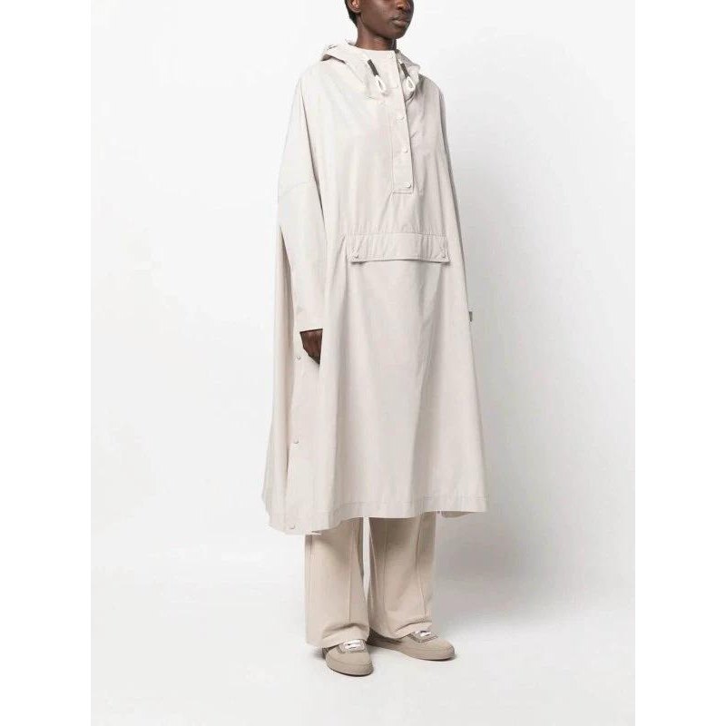 Brunello Cucinelli Grauer Polyester-Mantel by Brunello Cucinelli