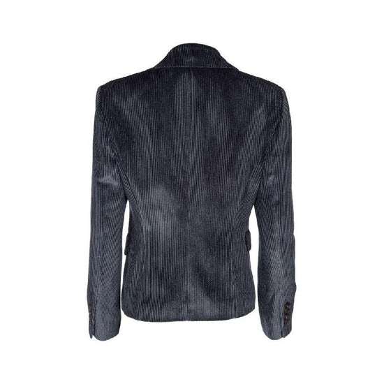 Brunello Cucinelli Blaue Viskose-Jacken und Mäntel by Brunello Cucinelli