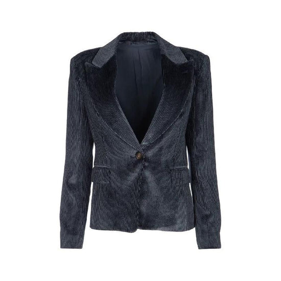 Brunello Cucinelli Blaue Viskose-Jacken und Mäntel by Brunello Cucinelli
