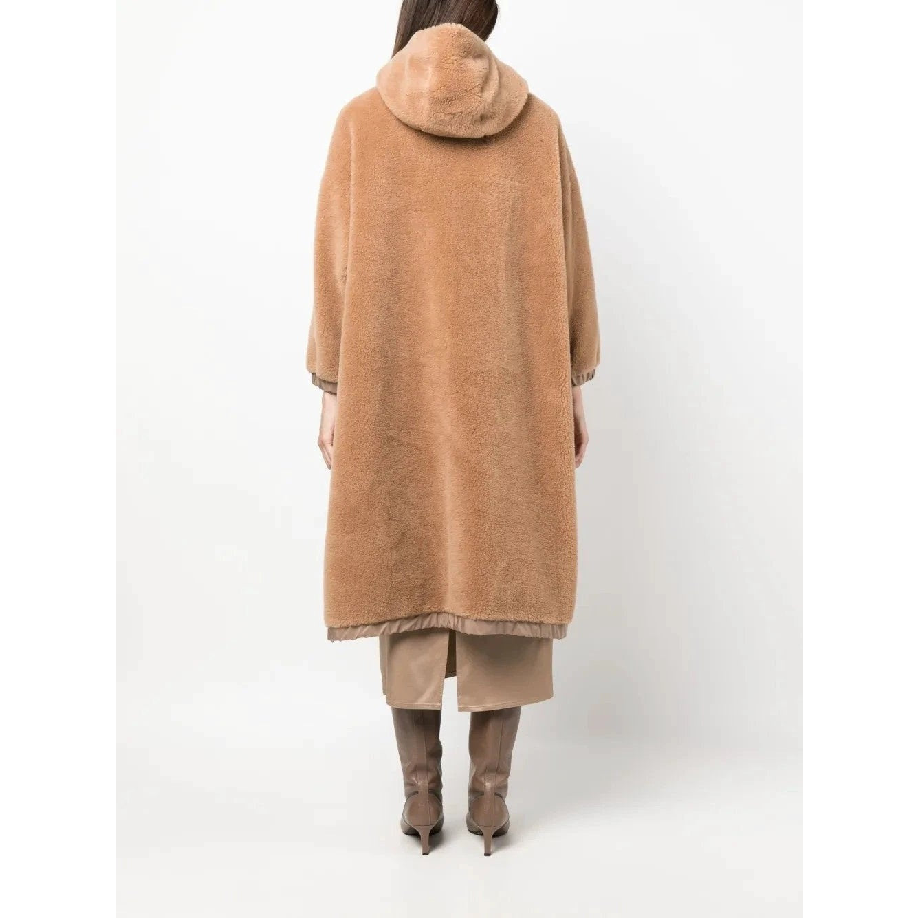 Brunello Cucinelli Beige Wollmäntel by Brunello Cucinelli