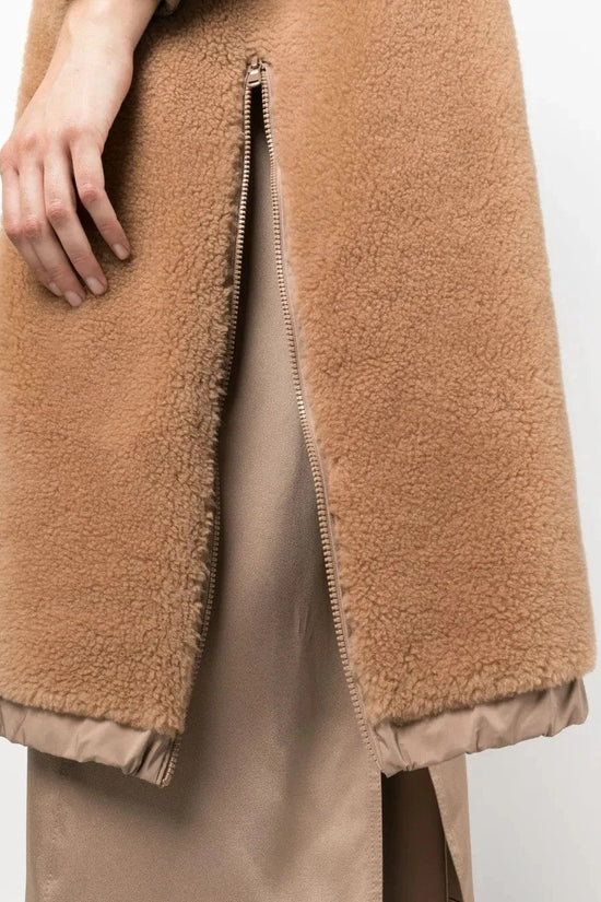 Brunello Cucinelli Beige Wollmäntel by Brunello Cucinelli