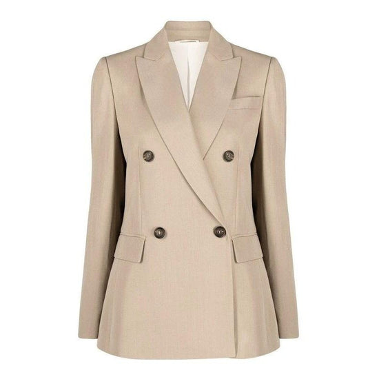 Brunello Cucinelli Cucinelli Beige Viskose-Blazer by Brunello Cucinelli Cucinelli