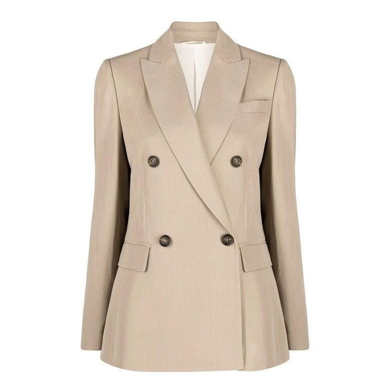Brunello Cucinelli Cucinelli Beige Viskose-Blazer by Brunello Cucinelli Cucinelli