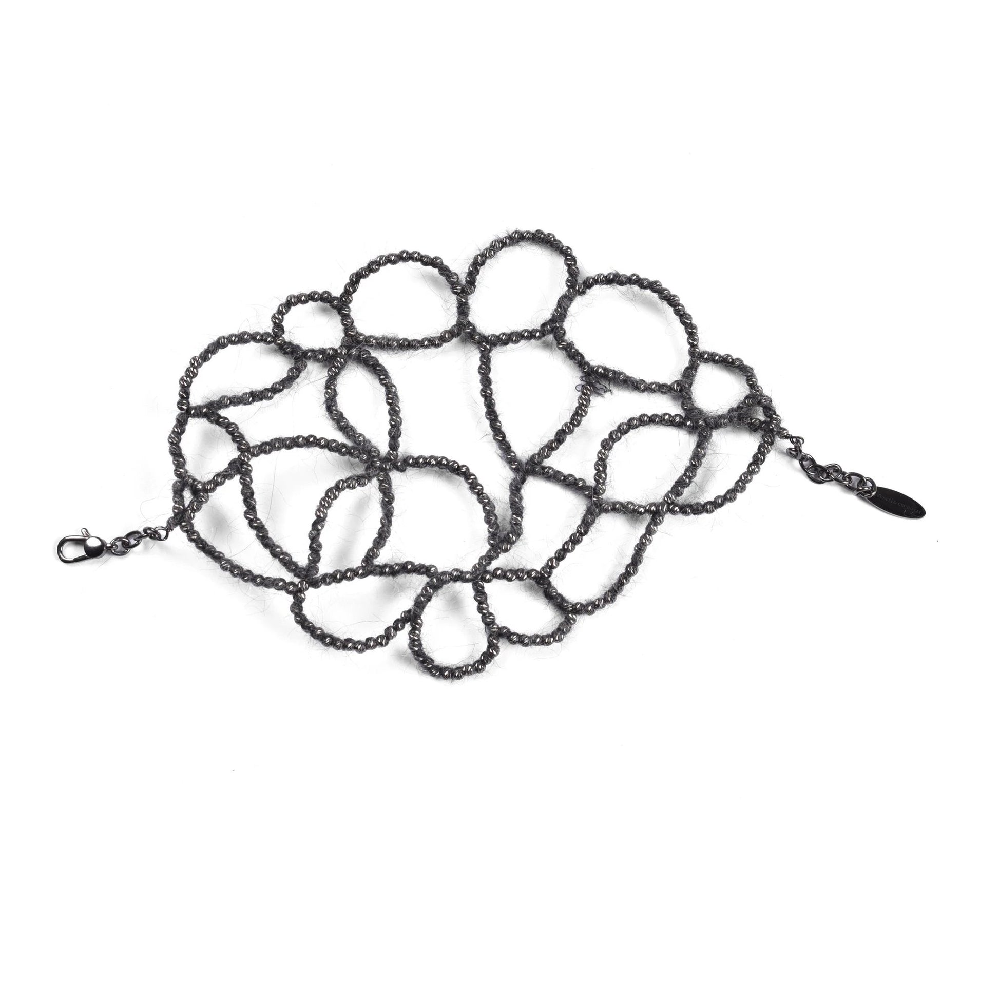 Brunello Cucinelli Cucinelli Schwarze Silberkette by Brunello Cucinelli Cucinelli