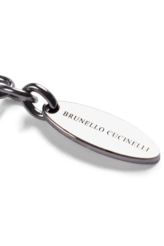Brunello Cucinelli Schwarze Silberkette by Brunello Cucinelli
