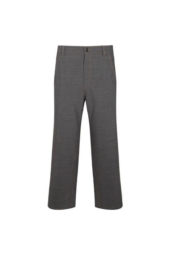 Brunello Cucinelli Cucinelli Graue Woll-Freizeithose by Brunello Cucinelli Cucinelli