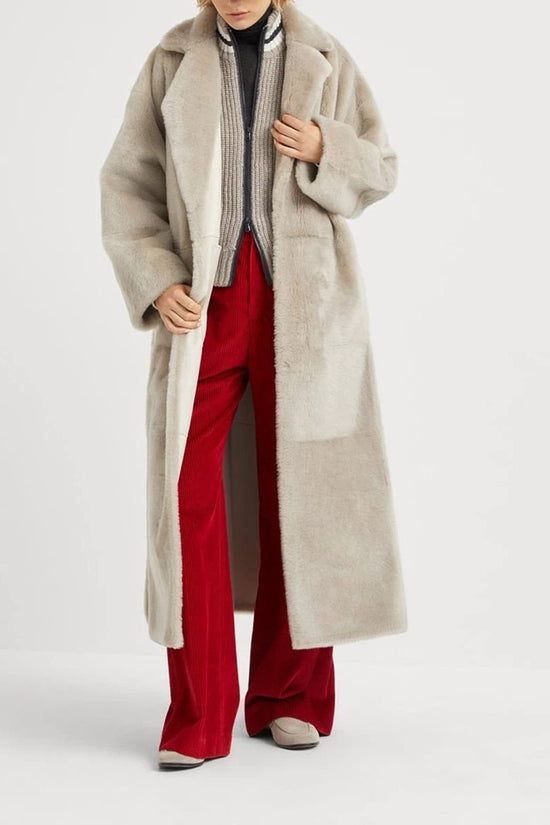 Brunello Cucinelli Rote Baumwollhose mit ausgestelltem Bein by Brunello Cucinelli