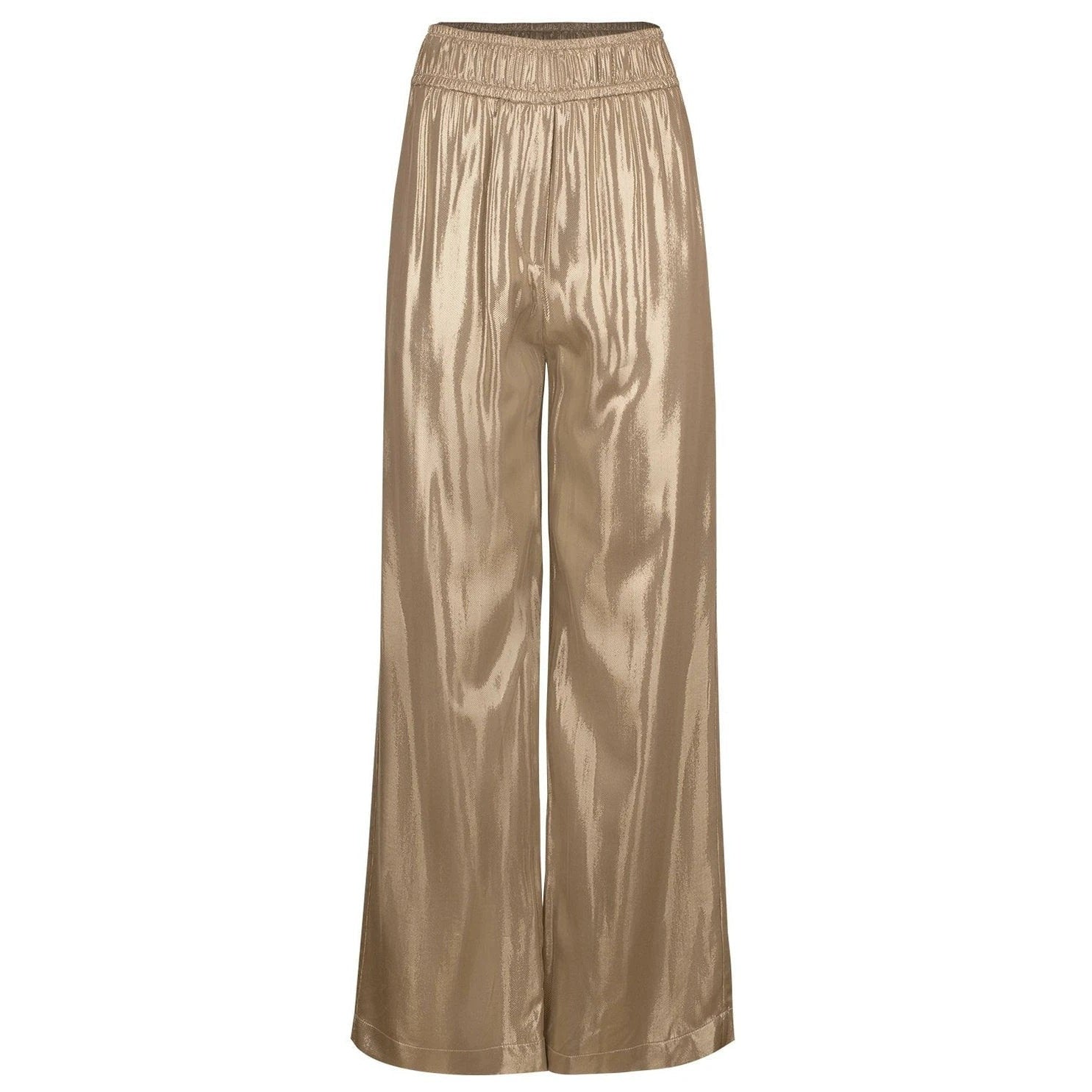 Brunello Cucinelli Goldene Freizeithose aus Viskose by Brunello Cucinelli