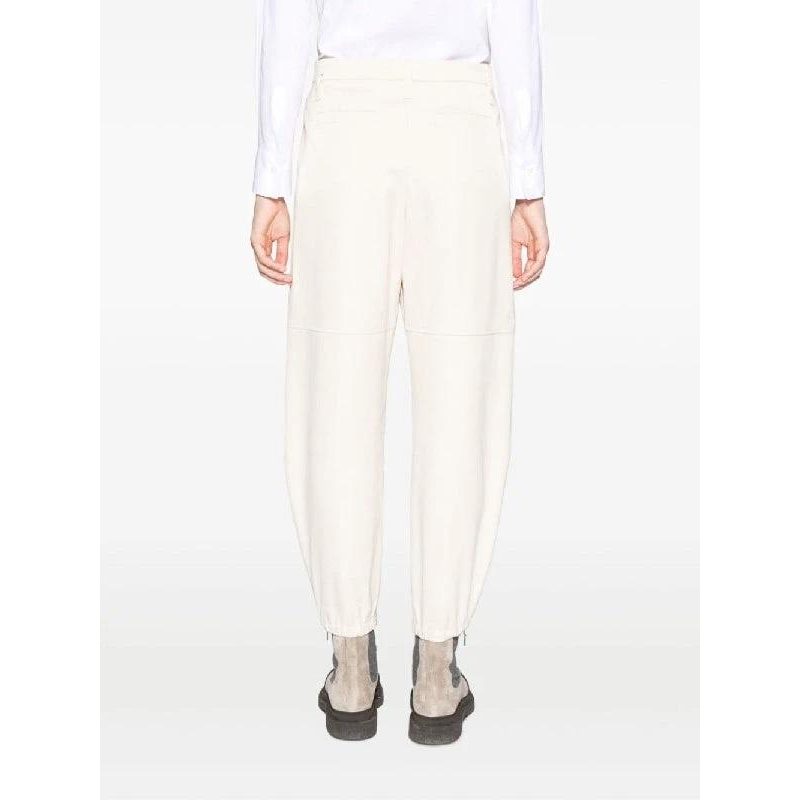 Brunello Cucinelli Beige Baumwollhose für die Freizeit by Brunello Cucinelli