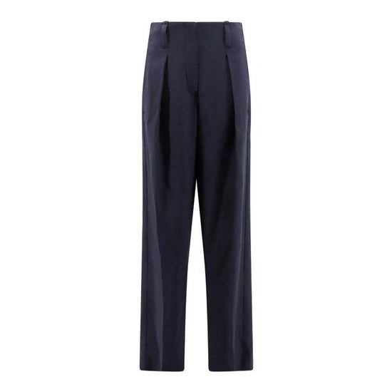 Brunello Cucinelli Cucinelli Blaue Woll-Freizeithose by Brunello Cucinelli Cucinelli