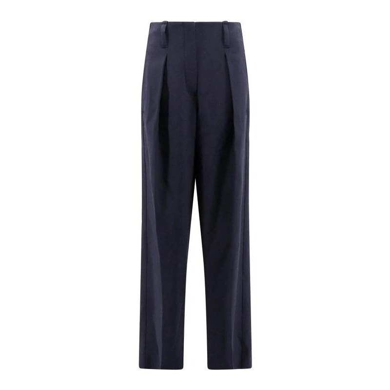Brunello Cucinelli Cucinelli Blaue Woll-Freizeithose by Brunello Cucinelli Cucinelli