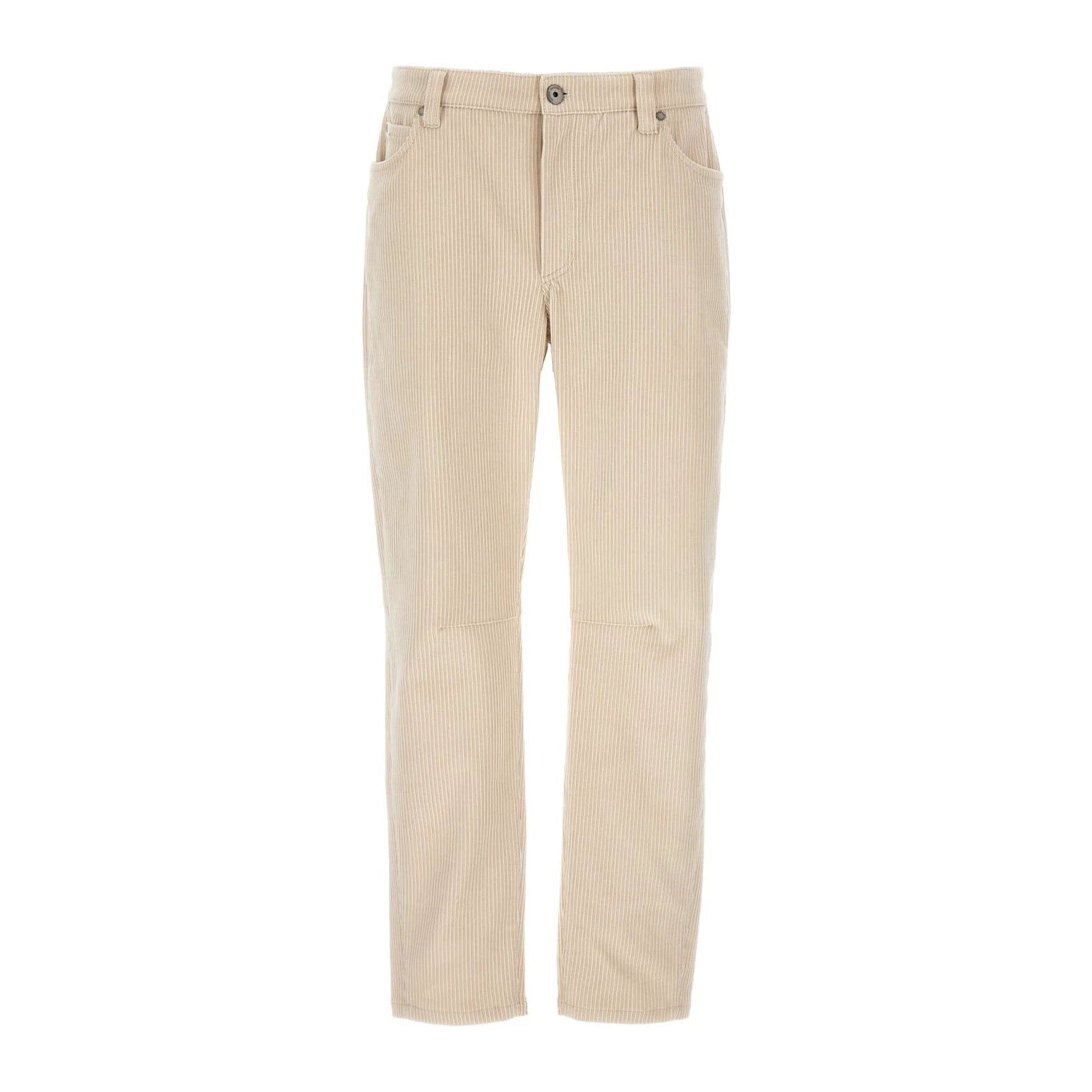 Brunello Cucinelli Cucinelli Weiße Baumwollhose für den Alltag by Brunello Cucinelli Cucinelli