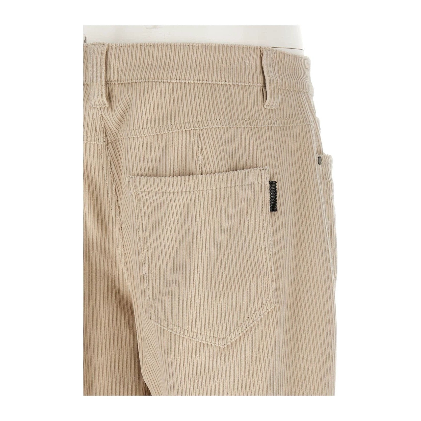 Brunello Cucinelli Weiße Baumwollhose für den Alltag by Brunello Cucinelli
