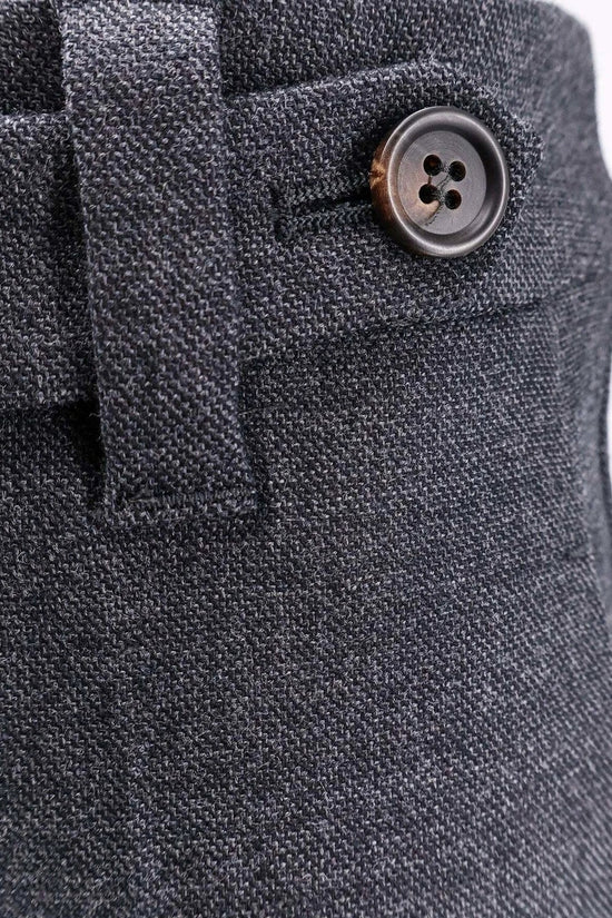Brunello Cucinelli Cucinelli Graue Woll-Freizeithose by Brunello Cucinelli Cucinelli